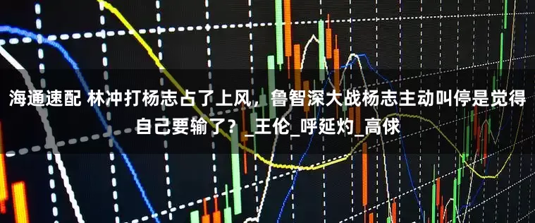 海通速配 林冲打杨志占了上风，鲁智深大战杨志主动叫停是觉得自己要输了？_王伦_呼延灼_高俅